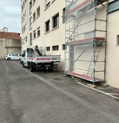 Mise en place de la sapine d'accès