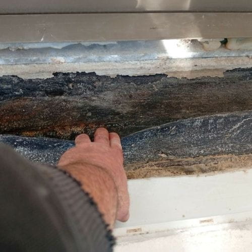 Réparation seuil avant travaux