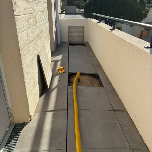 Recherche de fuite par gaz fumigène