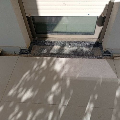 Réparation des relevés du seuil