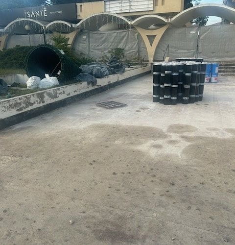 Livraison des rouleaux d'étanchéité pour pose