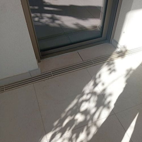 Réparation seuil après travaux