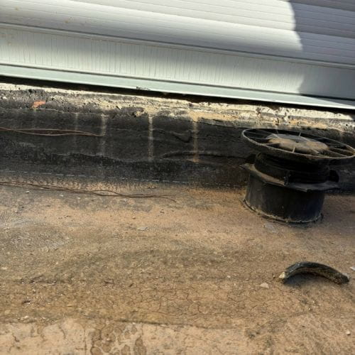 Ecoulement d'eau lors des pluies et jours venteux