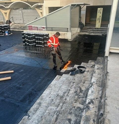 Soudure de l'étanchéité