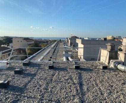 Résidence LES ANEMONES :<br>Réfection complète de toiture-terrasse