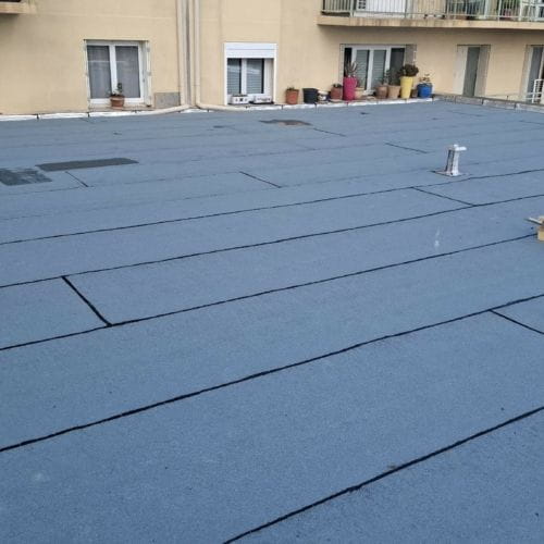 Toiture terrasse inaccessible isolée avec bicouche ARD avec isolation thermique : LE HELIOS